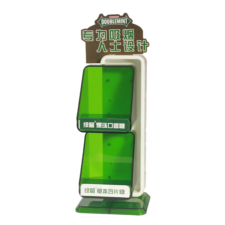 定制式薄荷糖塑料桌面展示架