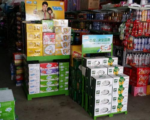 塑料工字堆